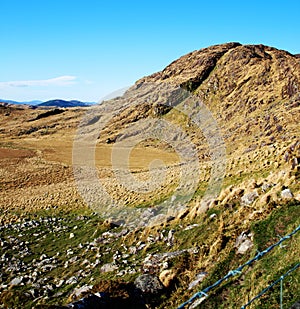 Dramatic scenery near Molls Gap on the Ring of Kerry Tourist Route  Ireland