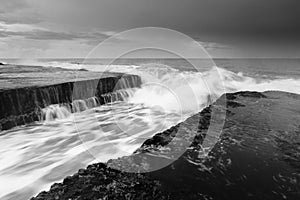 Dramatic seascape at Tanah Lot, Bali