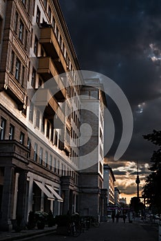 Dramatic sky in Berlin