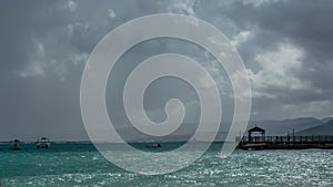 Dramatic sky in Jamaica