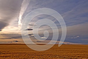 Dramatic Sky on Montana Plains photo