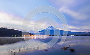 Dramatic sky over Mt.Fuji : Japan