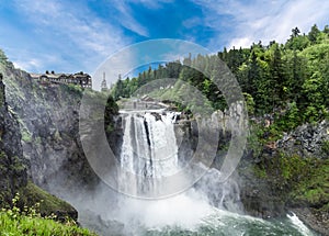 Dramatic Snoqualmie Falls