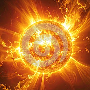 Dramatic Solar Flare Eruption from the Suns Surface