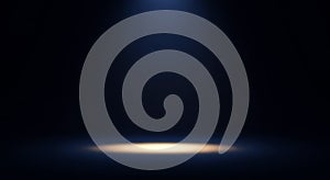 Dramatic Spotlight on Dark Grid Stage Background