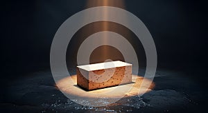 Dramatic Spotlight with Reflective Surface