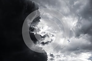 Dramatic Storm Clouds Background