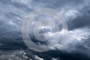 Dramatic Storm Clouds Background