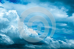 Dramatic Storm Clouds Background