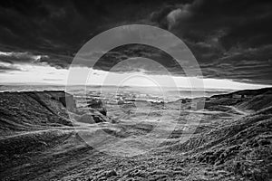 Dramatic Sunset Clouds over Titterstone Quarry