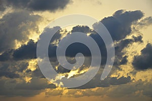 Dramatic Sunset in San Pedro, Belize