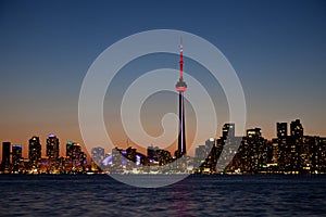 Dramatic sunset, Toronto, Canada