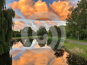 Fire in the Sky - Reflections of Eden photo