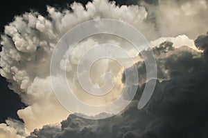 Dramatic Thunderstorm Clouds Develop Directly Overhead in Southern Kansas