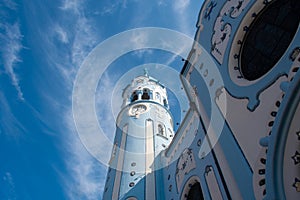 Dramatic view of Blue Church Bratislava