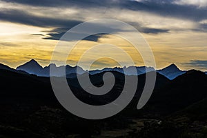 Dramatic view of Cantabrian Mountains