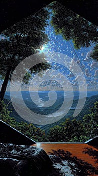 Vista of the Sunburst Valley