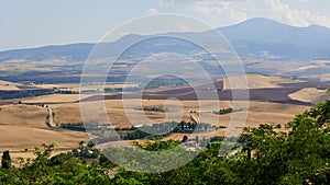 Dramatic view over Val d'Orcia