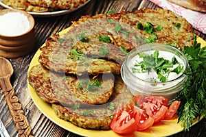 Draniki - a national dish of Belarus