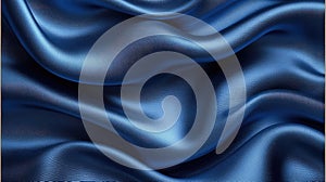 Elegant Blue Silk Fabric Background