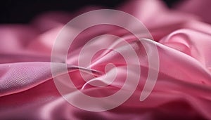 Draped pink silk background