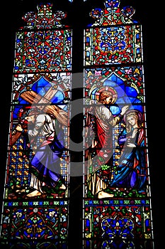 Draper chantry window, Priory church.