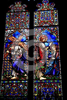 Draper chantry window, Priory church. photo