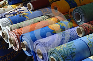 Drapery on a french market