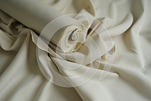 draping and cutting heavyduty upholstery fabric roll