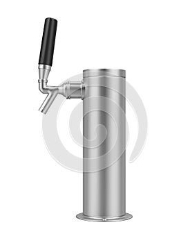 Draught Beer Tap Isolated