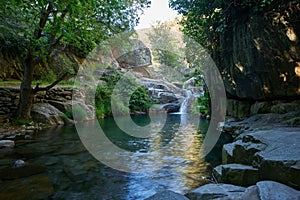 Drave waterfall cascata in Arouca Serra da Freita, Portugal