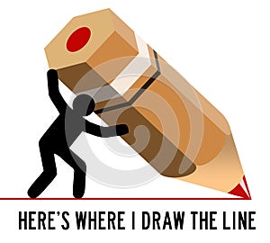 Draw the line photo