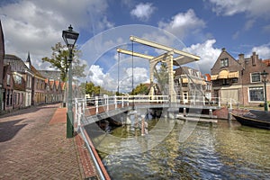 Drawbridge in Alkmaar, Holland photo