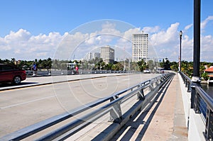 Drawbridge in intercoastal, South Florida