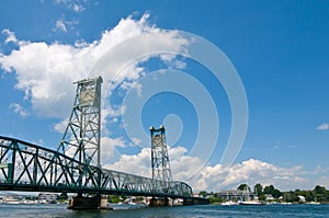 Drawbridge over Piscataqua River,N Hampshire Maine