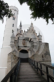 Drawbridge to the Lichtenstein castle