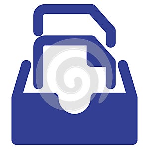 Drawer documents Isolated Vector icon which can easily modify or edit