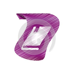 drawing bookmarks ribbon tag image