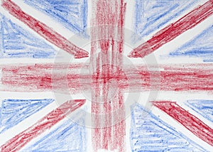 Drawing of British Flag