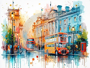 drawing of Buckingham Palace