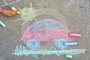 Drawing car