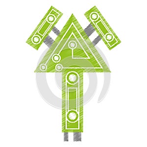 drawing computer circuit arrow electronic component