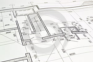 Drawing a floor plan of the building