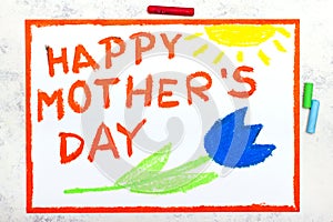 Drawing: Happy Mothers Day card