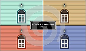 Windows in different colors - Vector Pack