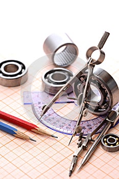 Drawing Instrument And Ball Bearings