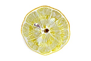 Drawing of a lemon photo