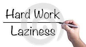 Drawing The Line Between Hard Work And Laziness photo