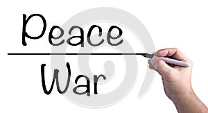 Drawing The Line Between Peace And War