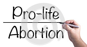 Drawing The Line Between Pro-life And Abortion